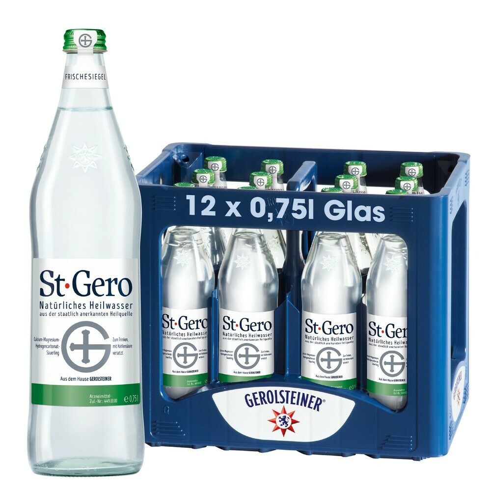 St.Gero Heilwasser Individual-Gebinde 12x0,75 (MEHRWEG)