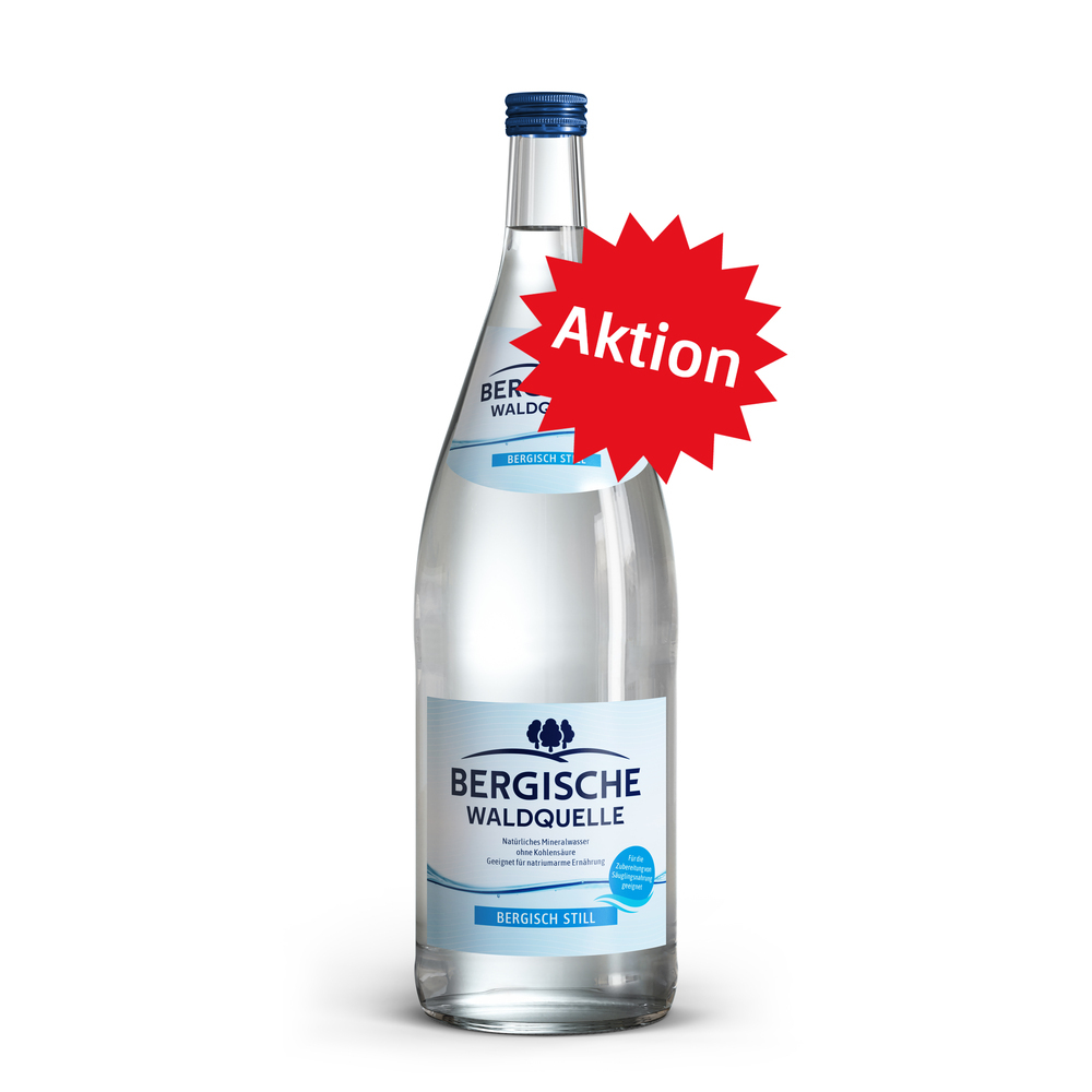 Bergische Waldquelle Still Glas 6x1,0MW (MEHRWEG)