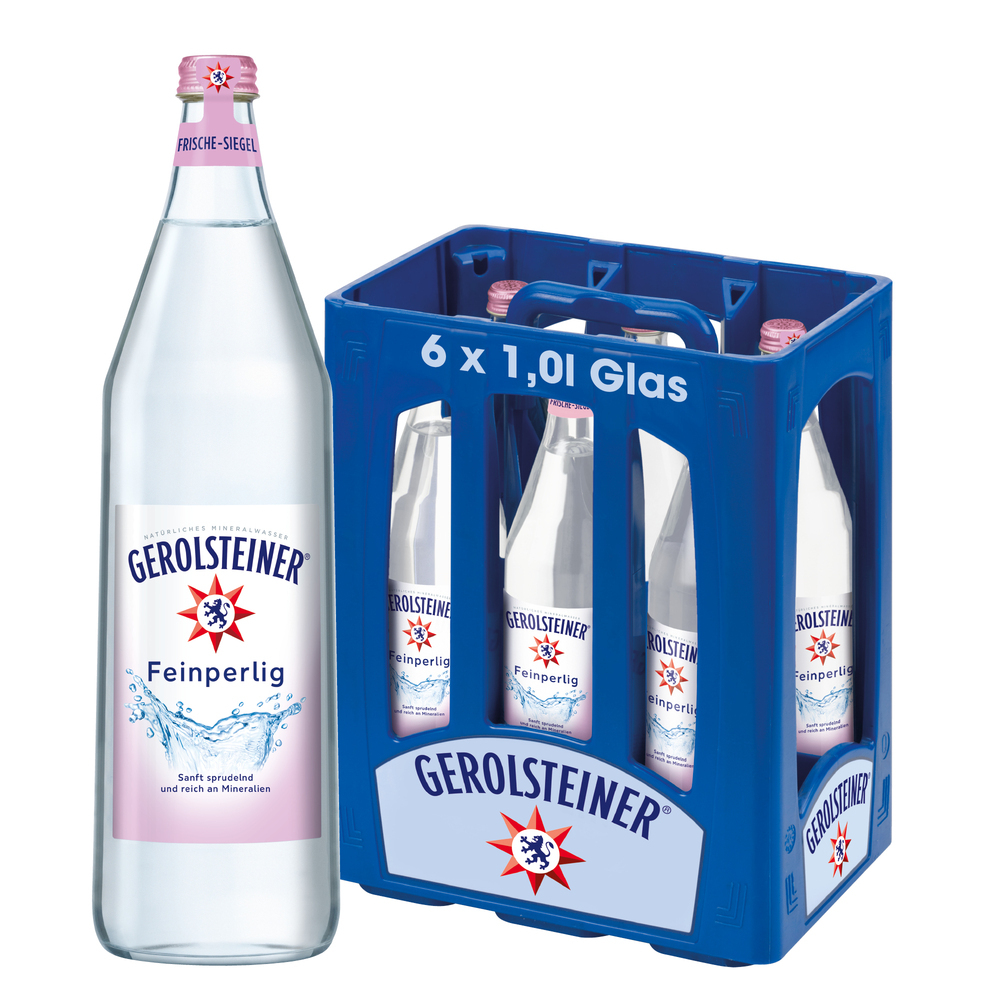 Gerolsteiner Feinperlig 6x1,0  (MEHRWEG)