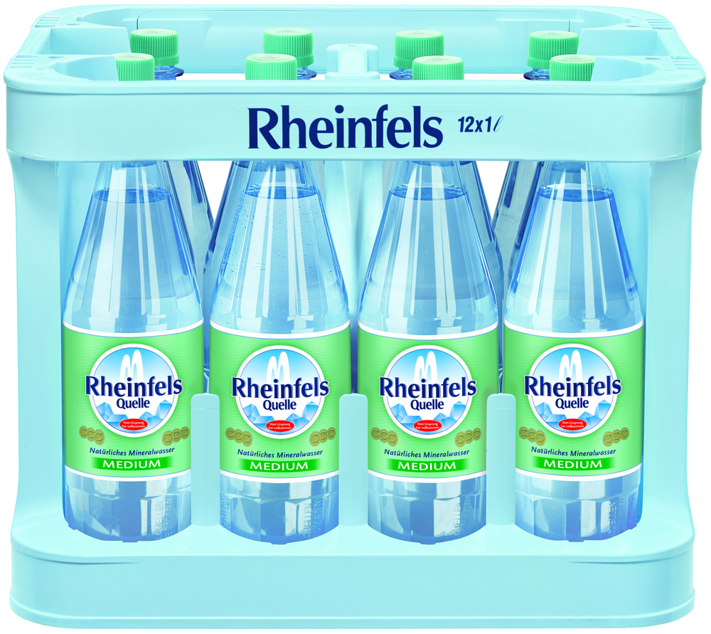 Rheinfels Quelle Medium PET 12x1,0 MW (MEHRWEG)