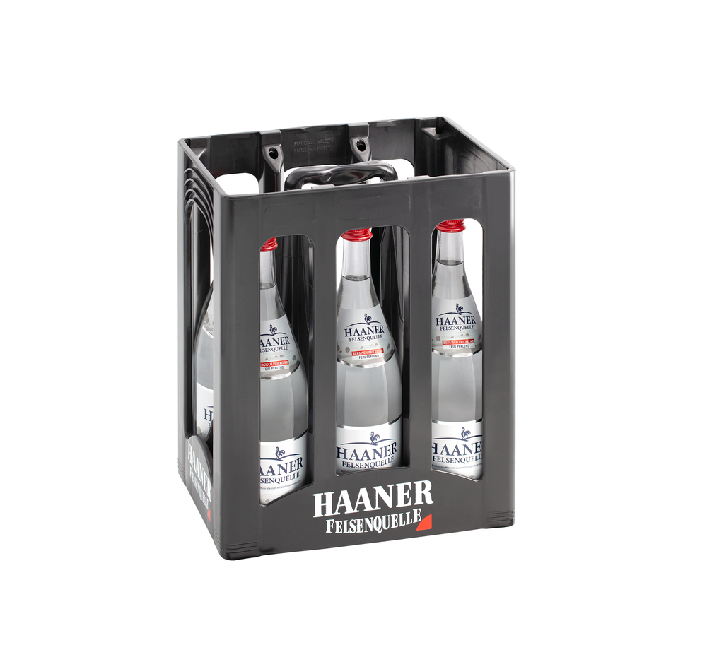 Haaner Felsenquelle Bergisch Prickelnd Fein Perlend 6x1,0 MW (MEHRWEG)